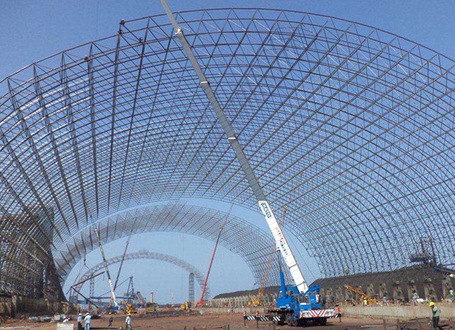 Barrel-Vault / Curved Space Frame Structure
